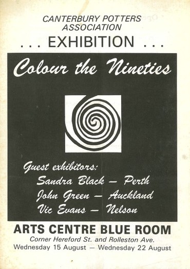 Canterbury Potters Association exhibition 1990