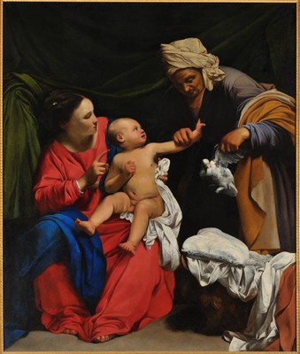 Carlo Saraceni Madonna con bambino e Sant'Anna Gallerie Nazionale d'Arte Antica, Palazzo Barberini, Rome