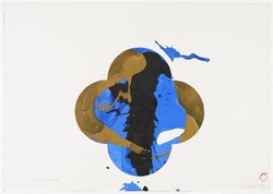 Blue Ridge - Over the Wild Blue Yonder - Homage to Henri Matisse by Max Gimblett
