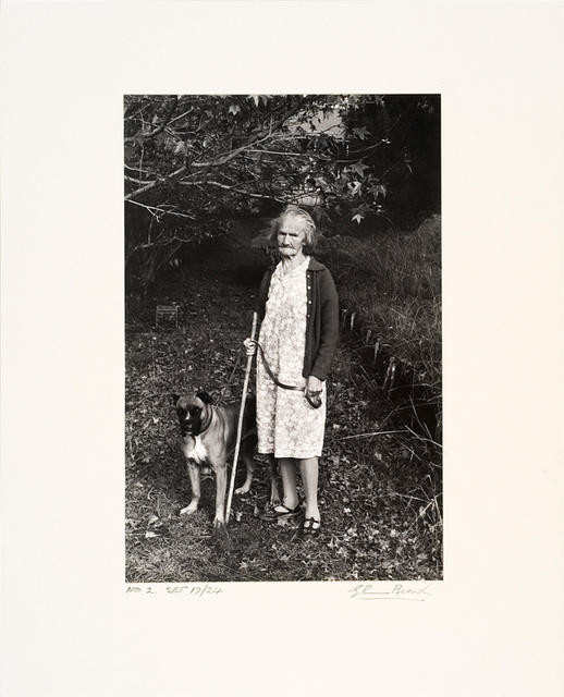Woman with her dog, Auckland