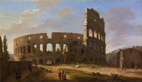 Artist unknown The Colosseum, Rome. Oil on canvas. Collection of Christchurch Art Gallery Te Puna o Waiwhetū, purchased with assistance from Ballantyne Bequest 197171/11