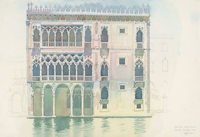 Ca D’Oro, Grand Canal, Venice, 30 May 1974
