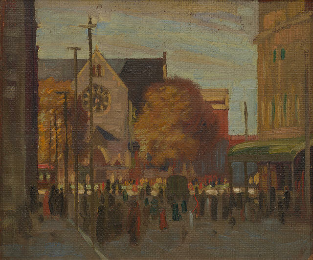 Worcester Street Looking Towards Cathedral Square