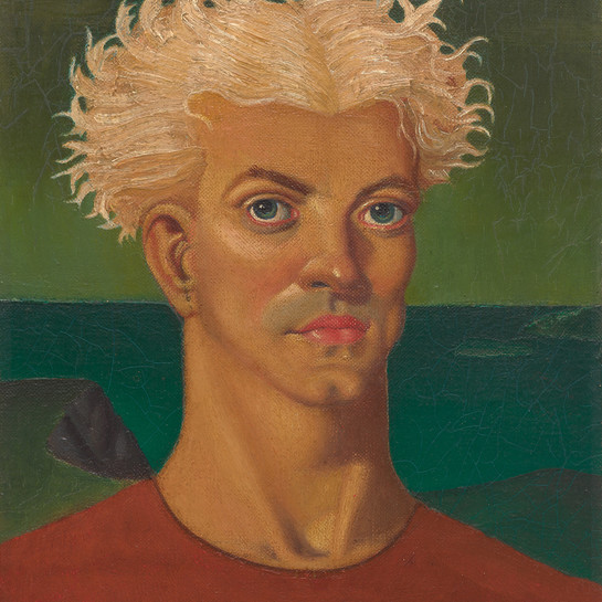 Leo Bensemann St Olaf c.1937. Oil on canvas on board. Collection of Christchurch Art Gallery Te Puna o Waiwhetū, Lawrence Baigent / Robert Erwin Bequest 2003. Reproduced with permission