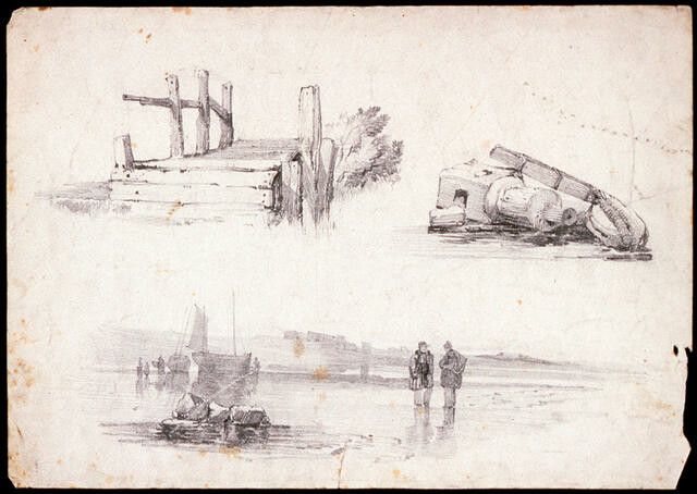 Untitled [pencil sketches]