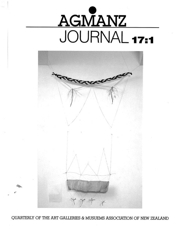 AGMANZ Journal Volume 17 Number 1 Autumn 1986