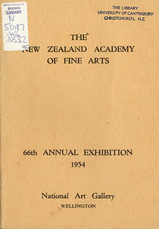 NZAFA 66th exhibition, 1954