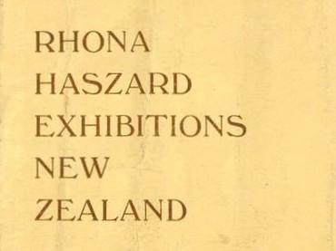 Rhona Haszard exhibitions New Zealand 1933