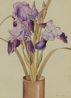 Irises by Rita Angus