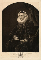 Lady Sitting In A Chair (In The Gallery At Houghton)