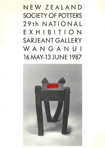 NZ Society of Potters, 29th exhibition, 1987