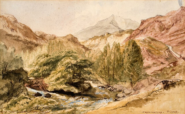 On the Lledr, North Wales - from nature