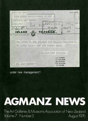 AGMANZ Volume 7 Number 3 August 1976