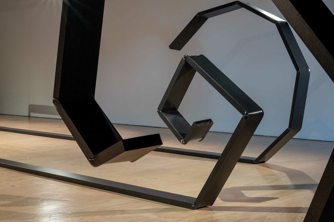 Installation view of Peter Robinson: Charcoal Drawing, Whangārei Art Museum, 2024. Photo: Nimmy Santhosh