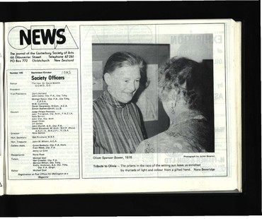 Canterbury Society of Arts News, number 105, September/October [1982]