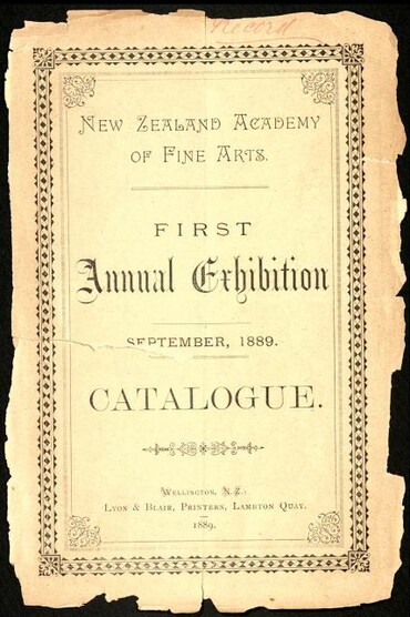 NZAFA first exhibition, 1889