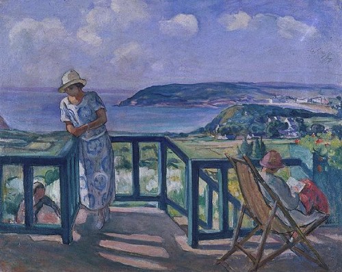 Henri Lebasque, French, (1865-1937), Across the bay oil on canvas. Collection Christchurch Art Gallery Te Puna o Waiwhetū, May Schlesinger bequest, 1938.
