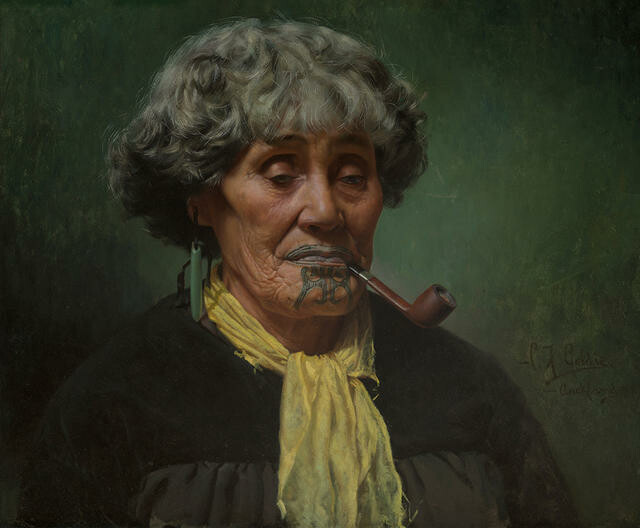 Ina te Papatahi, a Ngāpuhi Chieftainess (Te Ngahengahe, Ngāpuhi)