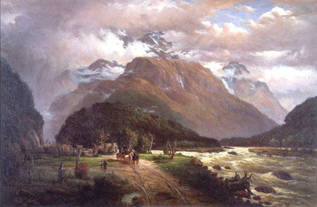 Clearing up after Rain, Foot of Otira Gorge