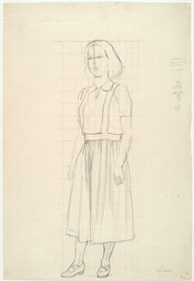Beth Zanders study for 'Homage to Frances Hodgkins'