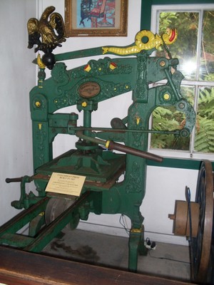 Columbian Printing Press, (1837), manufacturer unknown.