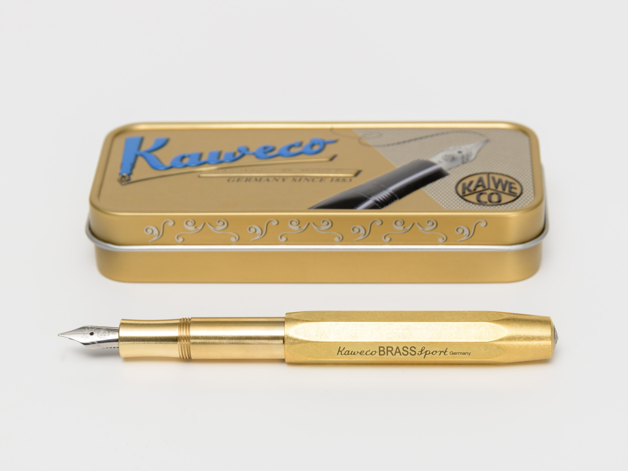 Kaweco Brass Sport Fountain Pen - Fine Nib