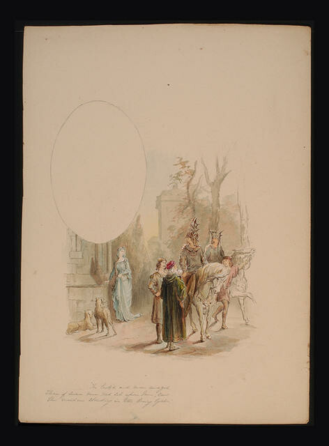 He looked, and more amazed Than if seven men had set upon him, saw The maiden standing in the dewy light. (Tennyson, Idylls of the King)