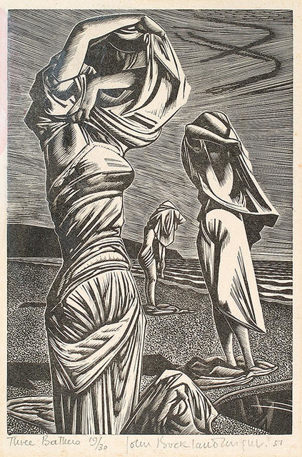 Three Bathers