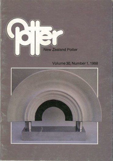 New Zealand Potter volume 30 number 1, 1988