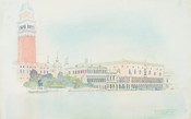 The Doges’ Palace and St Marks From The Punta Della Dogana Venice 6 May 1974