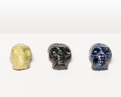 Ceramic Skull Brooch