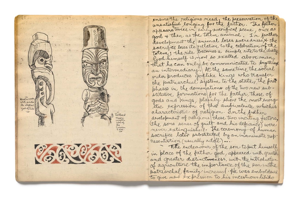 Len Lye Totem and Taboo sketchbook c.1924. Ink and watercolour on paper. Len Lye Foundation Collection and Archive, Govett-Brewster Art Gallery/Len Lye Centre