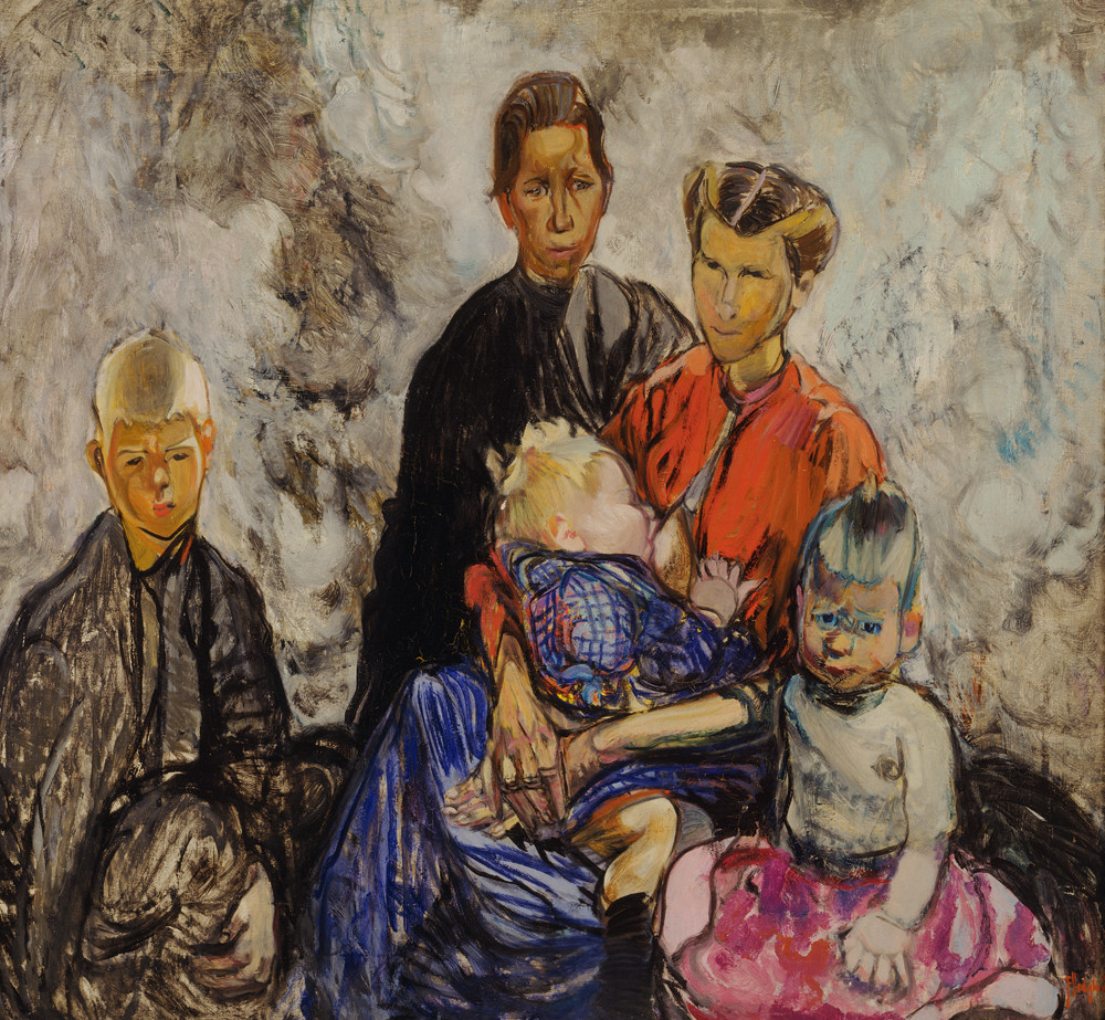 Belgian Refugees by Frances Hodgkins