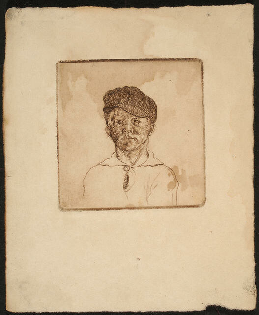 Untitled [Boy in a cap]