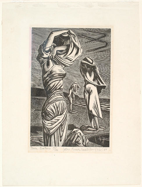 Three Bathers