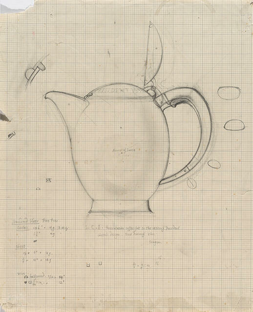 Working drawing for Coffee Pot