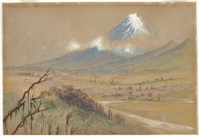 Mount Egmont, Taranaki, 1862