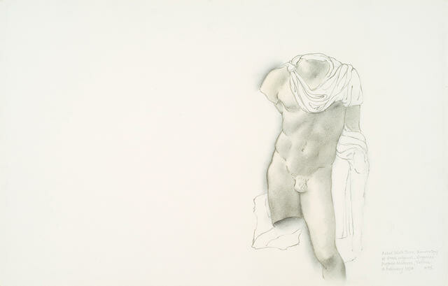 Robed Male Torso. Roman Copy Of Greek Original, Gregorian Profane Museum, Vatican, 4 February 1974
