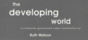 <p>Ruth Watson: The Developing World</p>