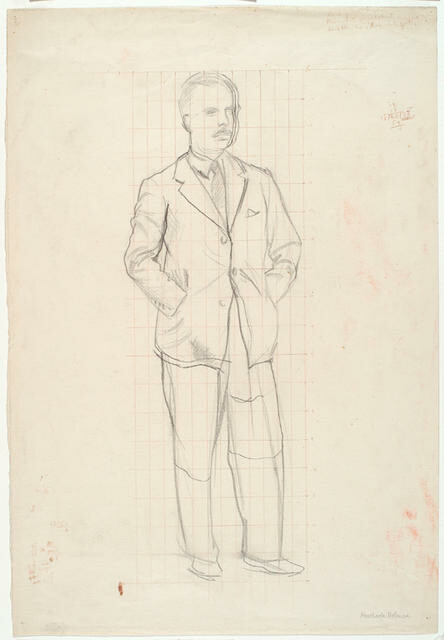 Heathcote Helmore study for ‘Homage to Frances Hodgkins’