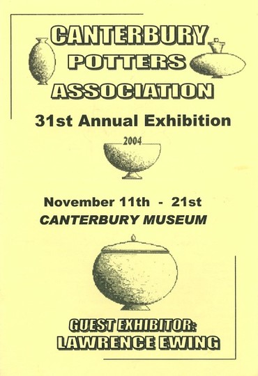 Canterbury Potters Association exhibition 2004