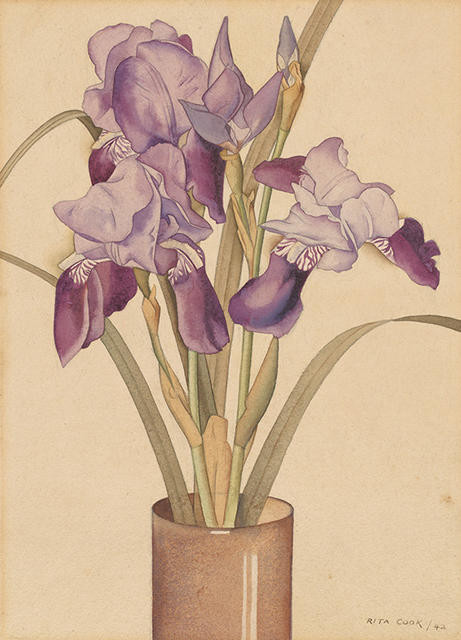 Irises by Rita Angus