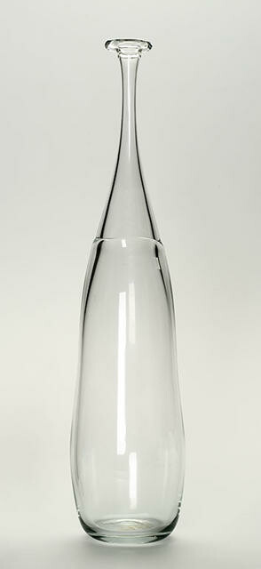 Handblown Glass Bottle