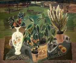 Frances Hodgkins Berries and Laurel c. 1930 Auckland Art Gallery Toi o Tamaki, purchased with funds from the William James Jobson Trust, 1982.
