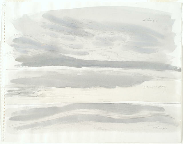 Cloud studies for ‘Te Tihi O Kahukura And Sky’ series