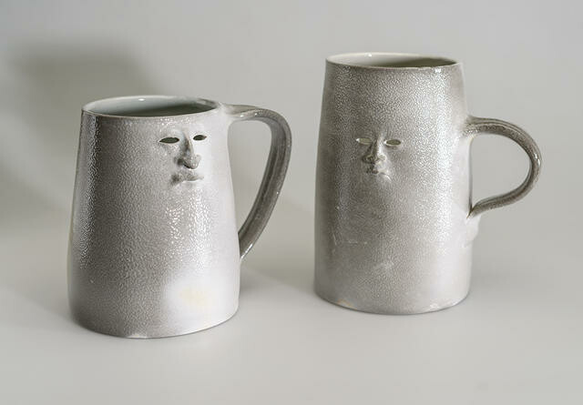 White tankards