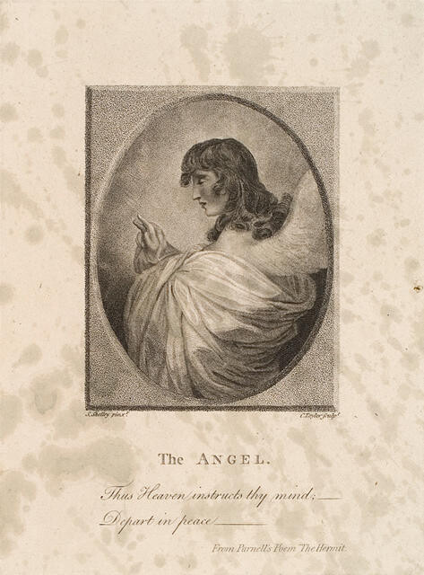 The Angel. Thus Heaven Instructs The Mind; Depart In Peace - (From Parnell’s Poem ‘The Hermit’)