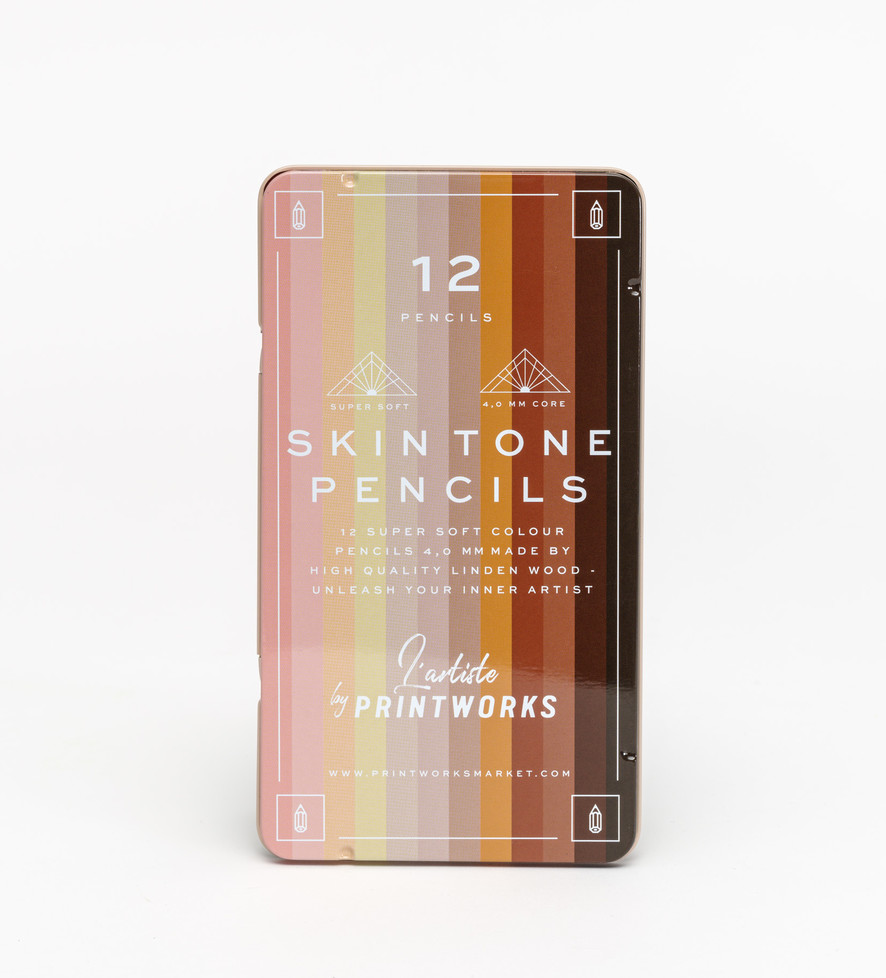 Skin Tone Pencils - set of 12