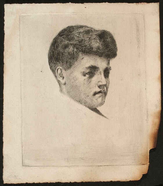 Untitled [Head of a boy]