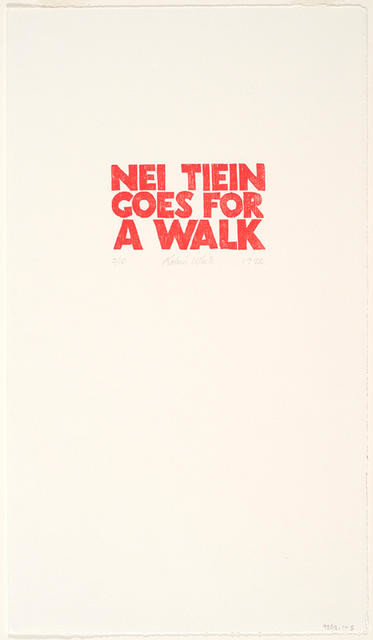 Nei Tiein Goes for a Walk
